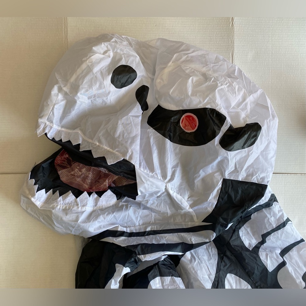 T-Rex Skeleton Dinosaur Kids Inflatable Costume